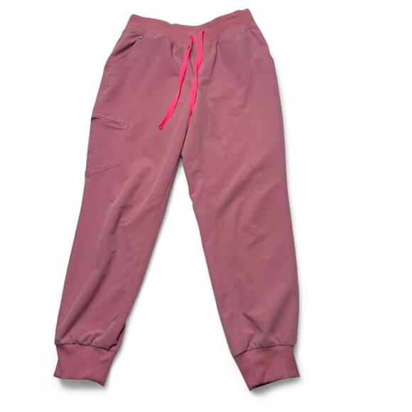 Figs Technical Collection Pants - Figs Technical Collection Pink Jogger Scrubs Inside PocketWomen’s Size Medium